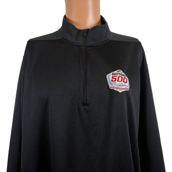 Nike Golf Daytona 500 Jacket Mens XL Nascar 2019 Half Zip Performance Dri Fit - Picture 1 of 6
